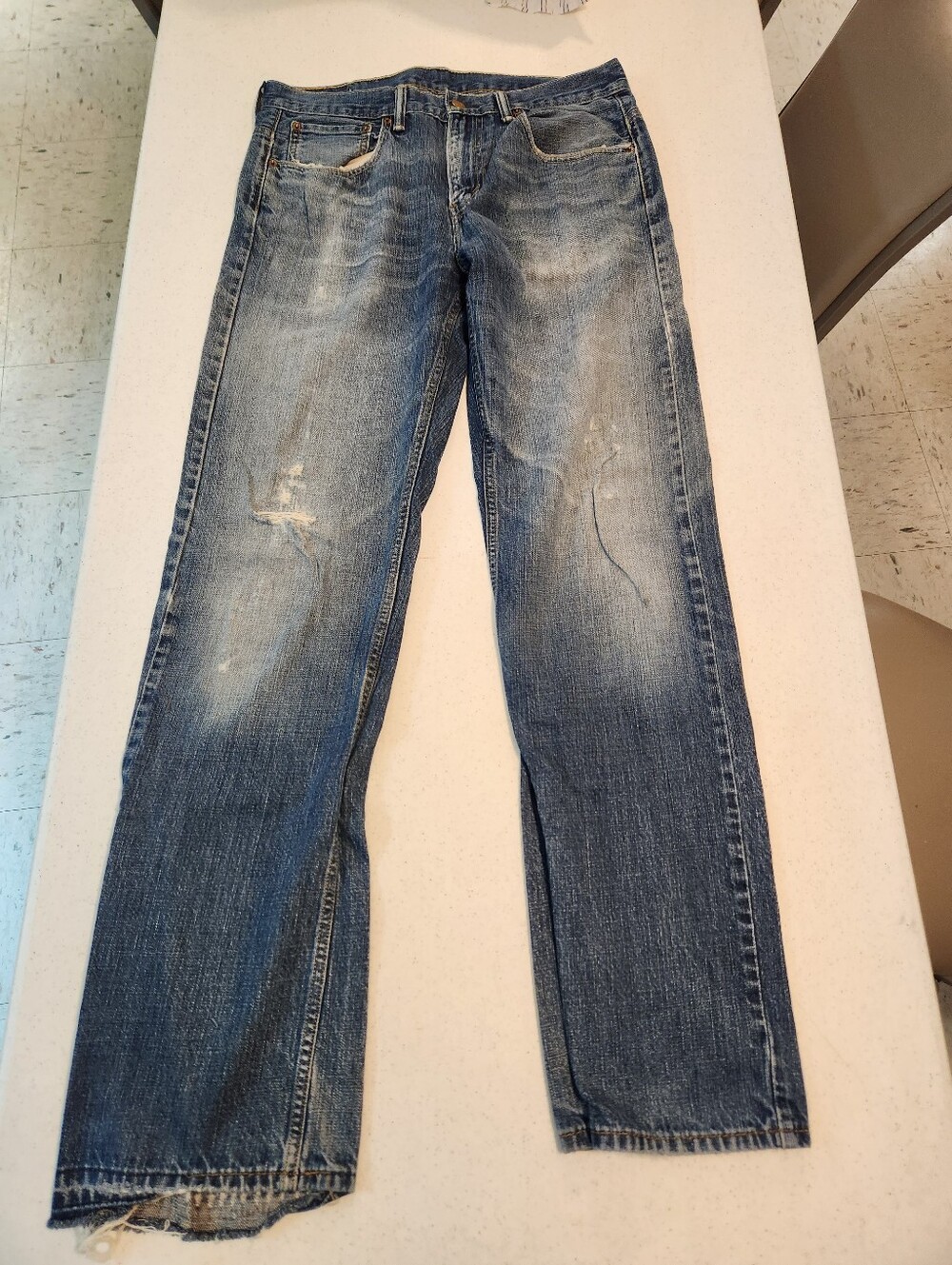 Levis 569 32x36 Actual Size 34x34 Used And Abused